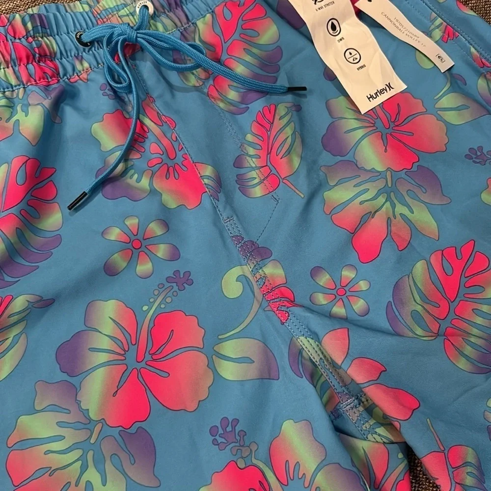 Hurley Men's Cannonball Volley Swim Trunk. NWT!